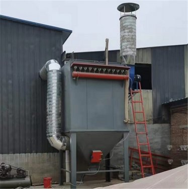 小型生物質鍋爐脈沖布袋除塵器工藝流程圖?